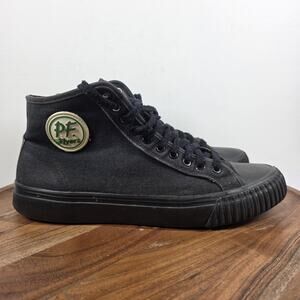 PF Flyers The Sandlot Mens Triple Black Size 12 High Top Athletic Shoes